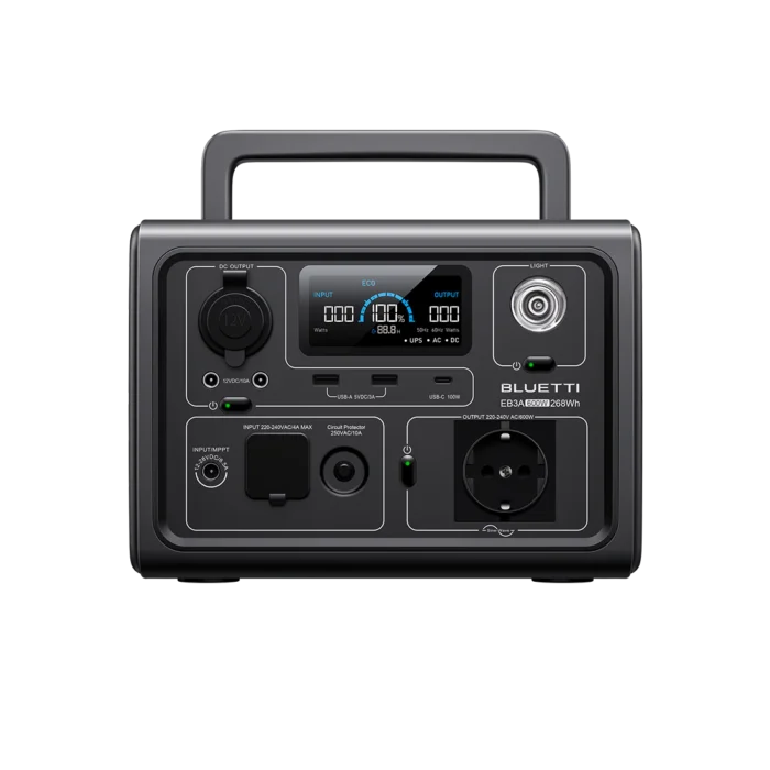 Bluetti EB3A Tragbare Powerstation  600W 268Wh - Image 3