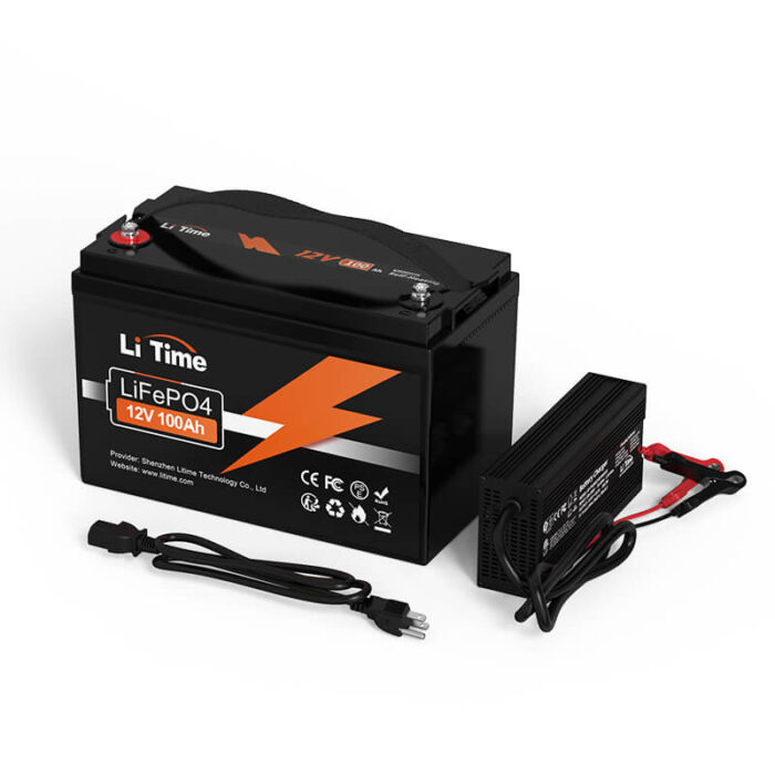LiTime 12V 100Ah LiFePO4 Deep-Cycle Batterie - Image 2